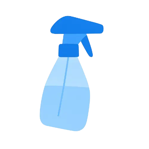 A spray bottle